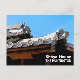 Shōya House Roof Tiles Postcard