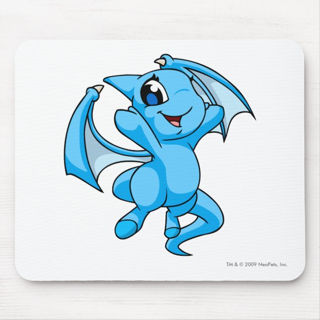Shoyru Blue Mouse Pad (Front)