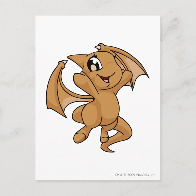 Shoyru Brown Postcard (Front)