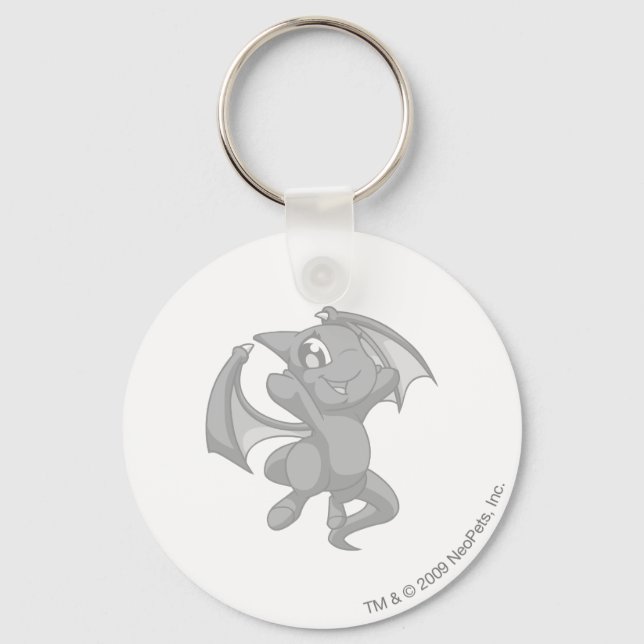 Shoyru Silver Key Ring (Front)
