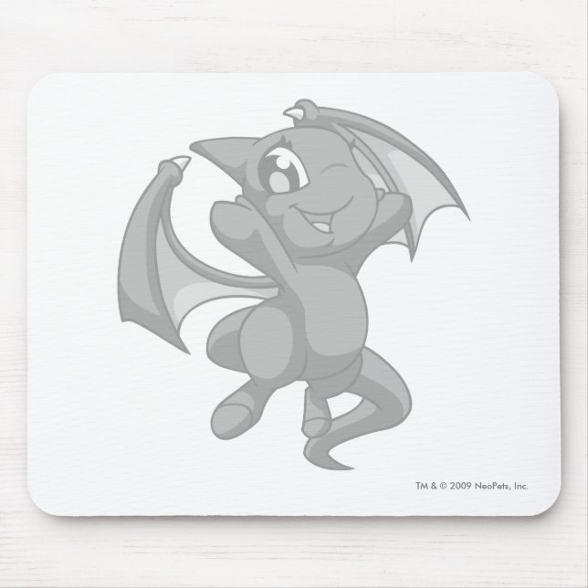 Shoyru Silver Mouse Pad (Front)
