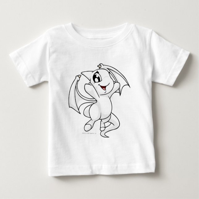 Shoyru White Baby T-Shirt (Front)