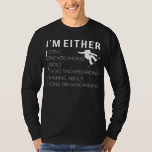 Shred and Smile: Funny Snowboarding T-Shirt