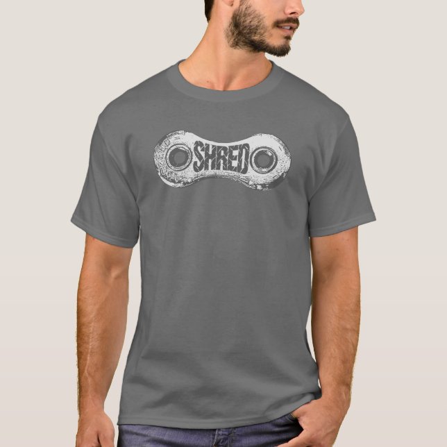 Shred Bike Chain Link T-Shirt (Front)