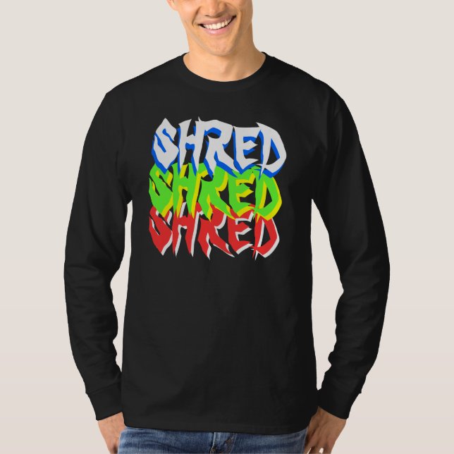 "shred cubed" Team Jersey T-Shirt (Front)