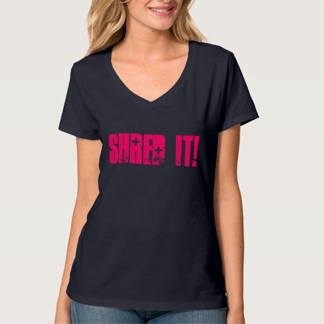 SHRED IT! SMALL T-SHIRT (Front)