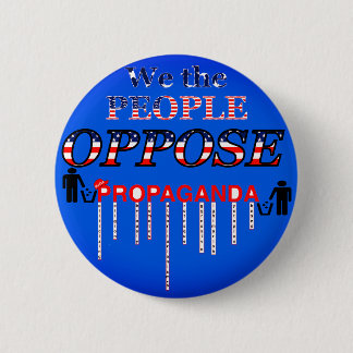 Shred MAGA’s propaganda 6 Cm Round Badge
