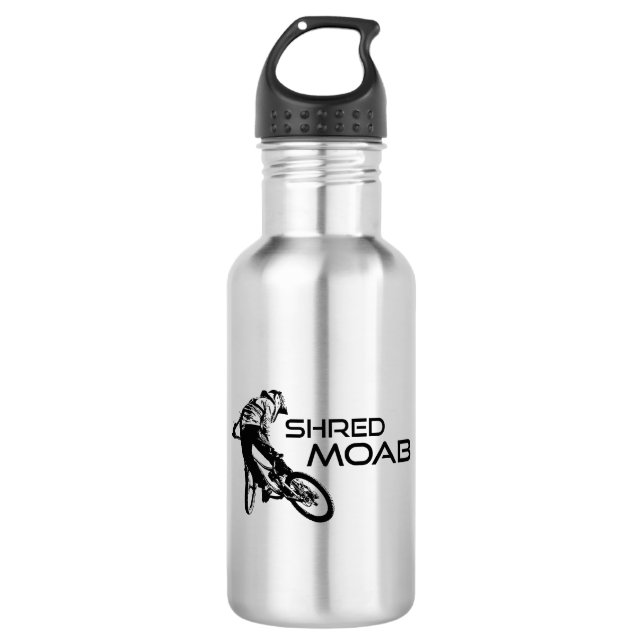Shred Moab Mountain Biking 532 Ml Water Bottle (Front)