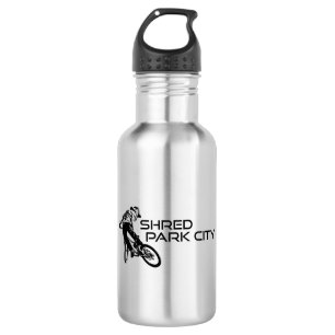 Shred Park City Utah Mountain Biking 532 Ml Water Bottle