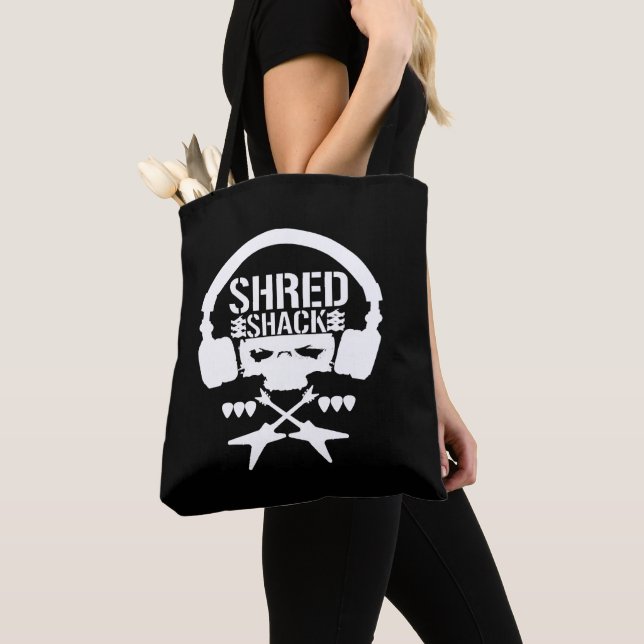 "Shred Shack Bullet Club Parody" Logo Tote Bag (Close Up)