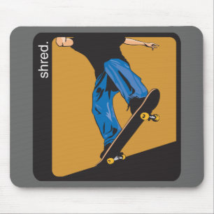 Shred Skateboarding Mouse Pad