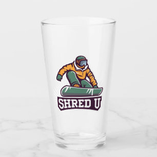 Shred University Snowboarding Glass