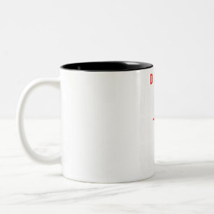 Shred with Humour: Snowboarding - Be Different fro Two-Tone Coffee Mug