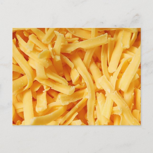 Shredded Cheddar Cheese Postcard (Front)