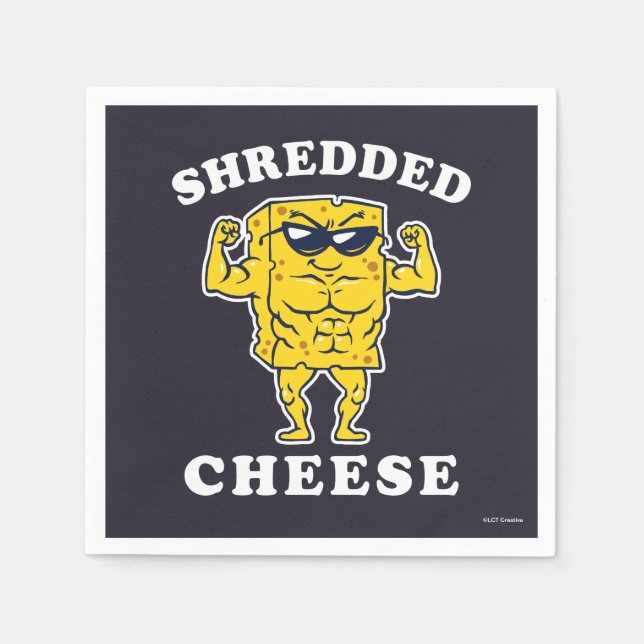 Shredded Cheese Napkin (Front)