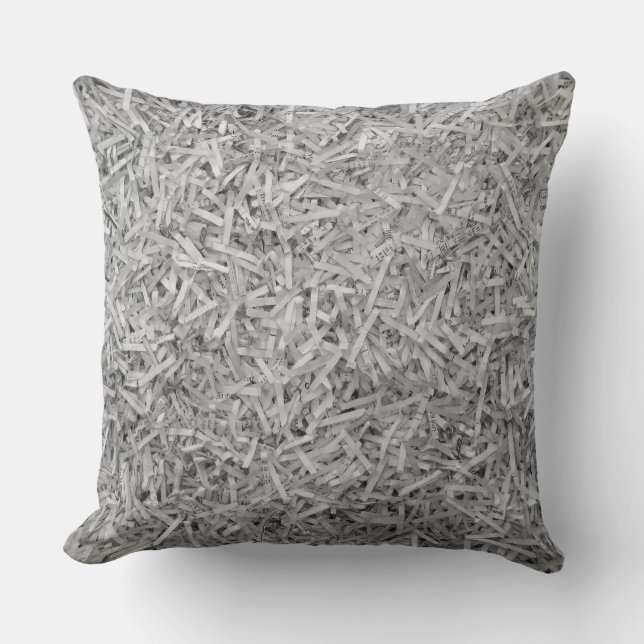 Shredded Papers Cushion (Front)