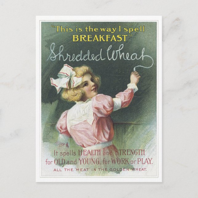 Shredded Wheat Postcard (Front)
