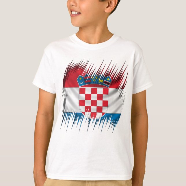 Shredders Croatian Flag T-Shirt (Front)