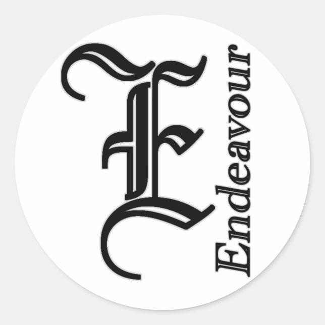 Shredders Endeavour Yachts Classic Round Sticker (Front)