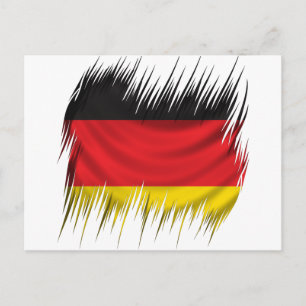 Shredders German Flag Postcard