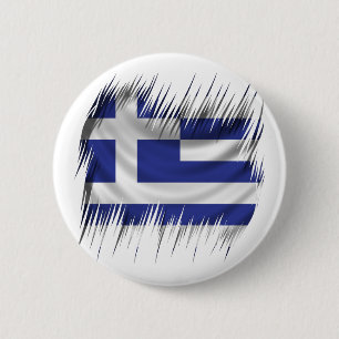 Shredders Greek Flag 6 Cm Round Badge