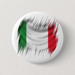 Shredders Italy Flag 6 Cm Round Badge
