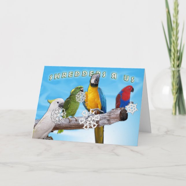 Shredders R Us Holiday Card (Front)