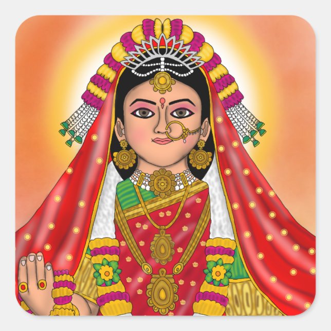 Shree Radha Stickers (Front)