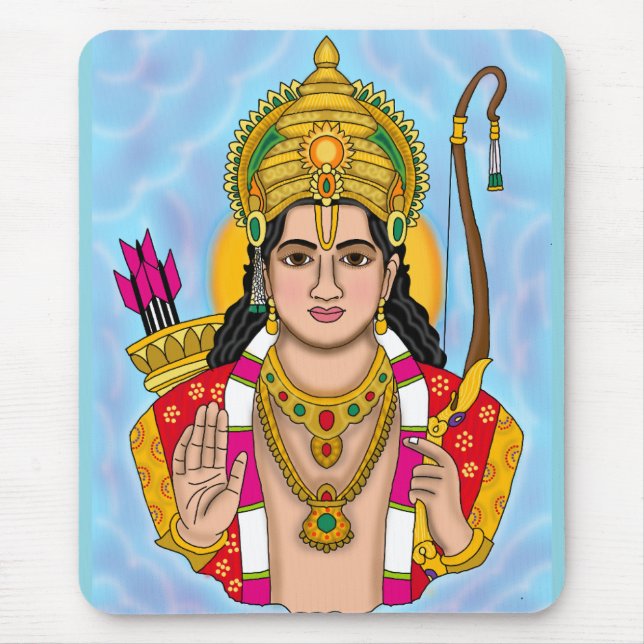 Shree Ram Mouse Pad (Front)
