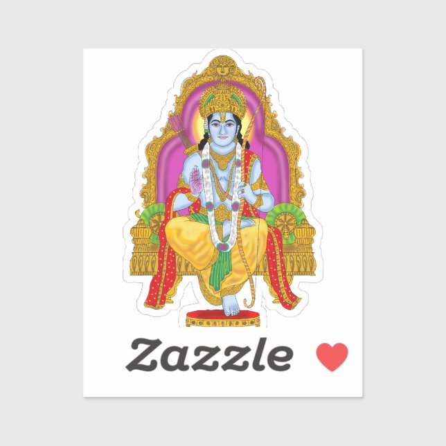 Shree Ram Sticker (Sheet)