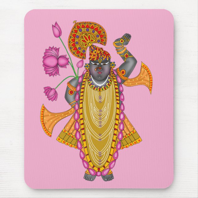 Shreenath Ji Mouse Pad Cover (Front)