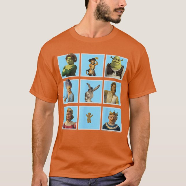 Shrek 2his ishe Story of A Fairyale Family retro T-Shirt (Front)