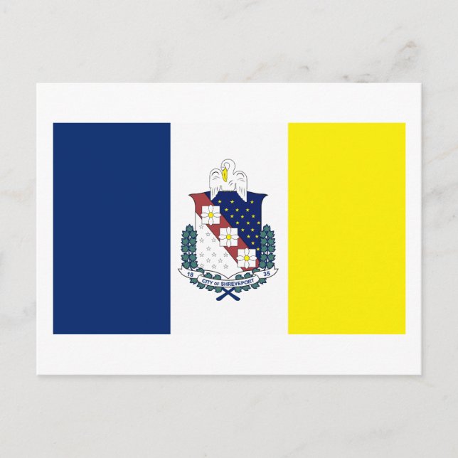 Shreveport Flag Postcard (Front)