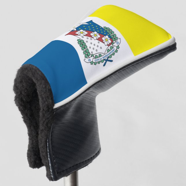 Shreveport (Louisiana) city flag Golf Head Cover (3/4 Front)