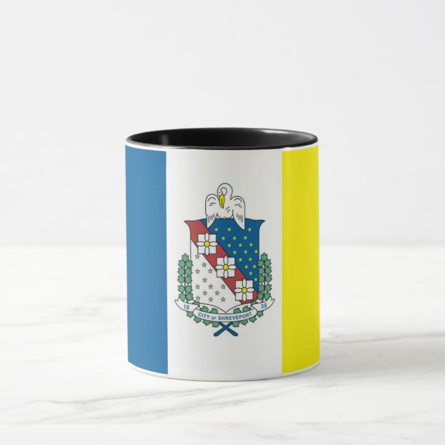 Shreveport (Louisiana) city flag Mug (Center)