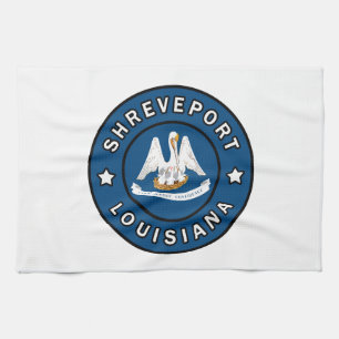 Shreveport Louisiana Tea Towel