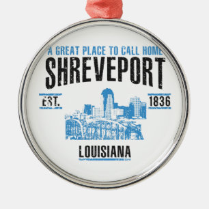 Shreveport Metal Tree Decoration
