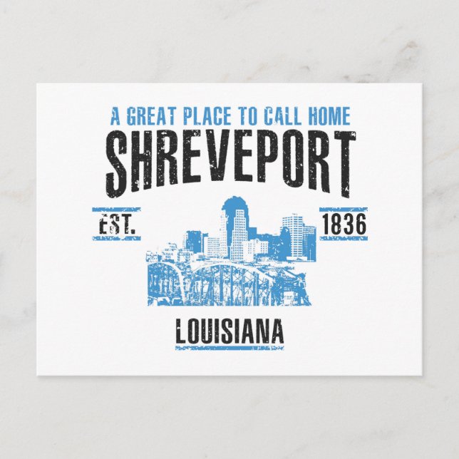 Shreveport Postcard (Front)