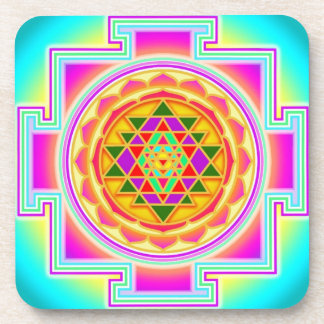Shri yantra coasters