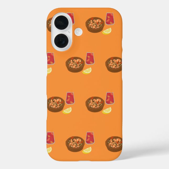   Shrimp and Sangria Case-Mate iPhone Case (Back)