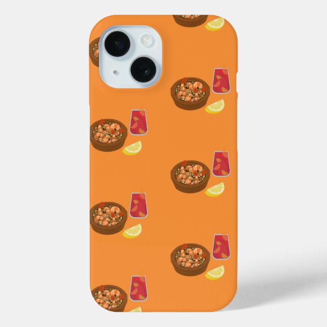  Shrimp and Sangria Case-Mate iPhone Case (Back)