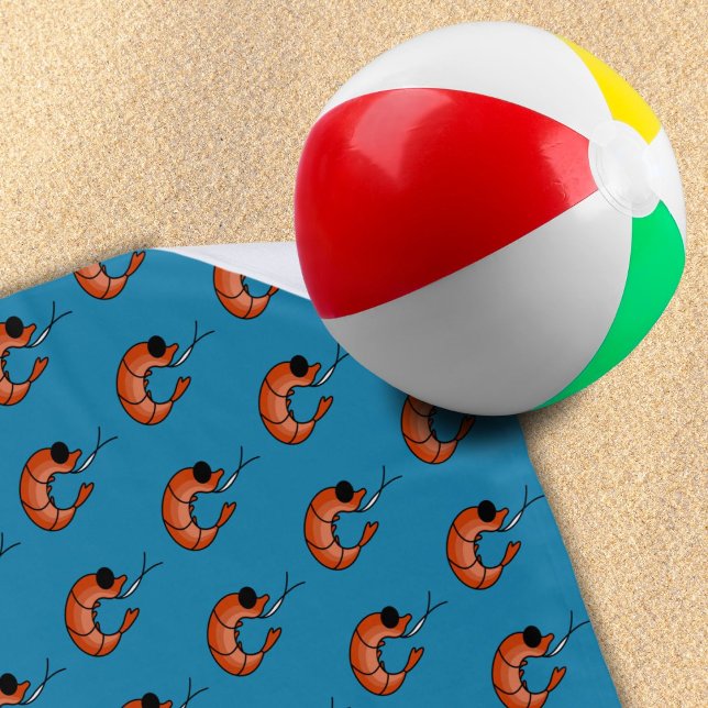 Shrimp Beach Towel (Creator Uploaded)