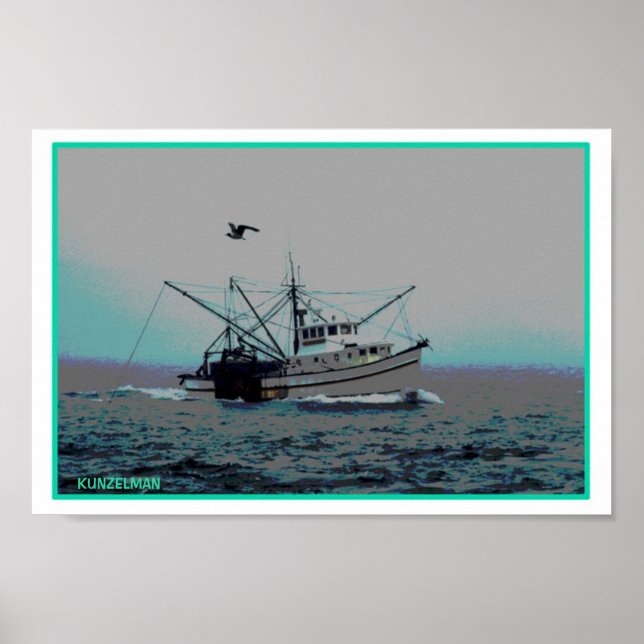 SHRIMP BOAT  GICLEE PRINT (Front)
