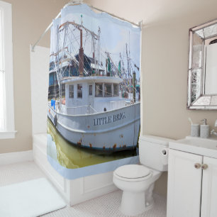 Shrimp Boat Shower Curtain