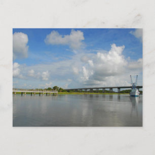 shrimp Boat Tybee Island Georgia Postcard