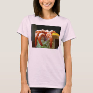Shrimp Cocktail Lemons Lettuce Seafood T-Shirt
