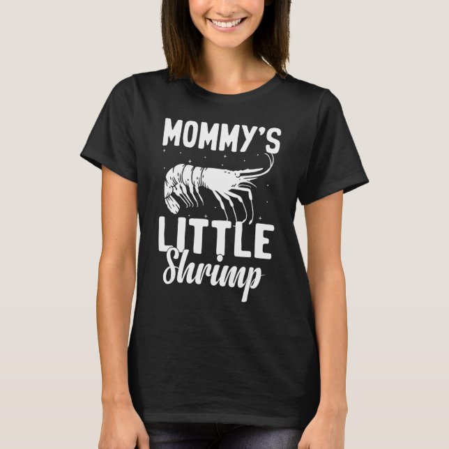 Shrimp    Crawfish Fanatic Shrimp King Queen T-Shirt (Front)