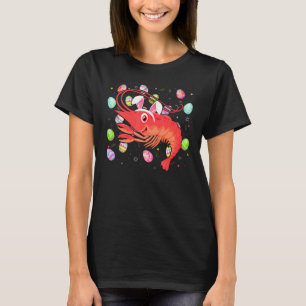Shrimp Fish Easter Egg Funny Shrimp Easter Sunda T-Shirt