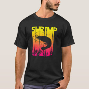 Shrimp Fish Retro T-Shirt