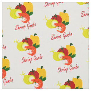 Shrimp Gumbo Fabric